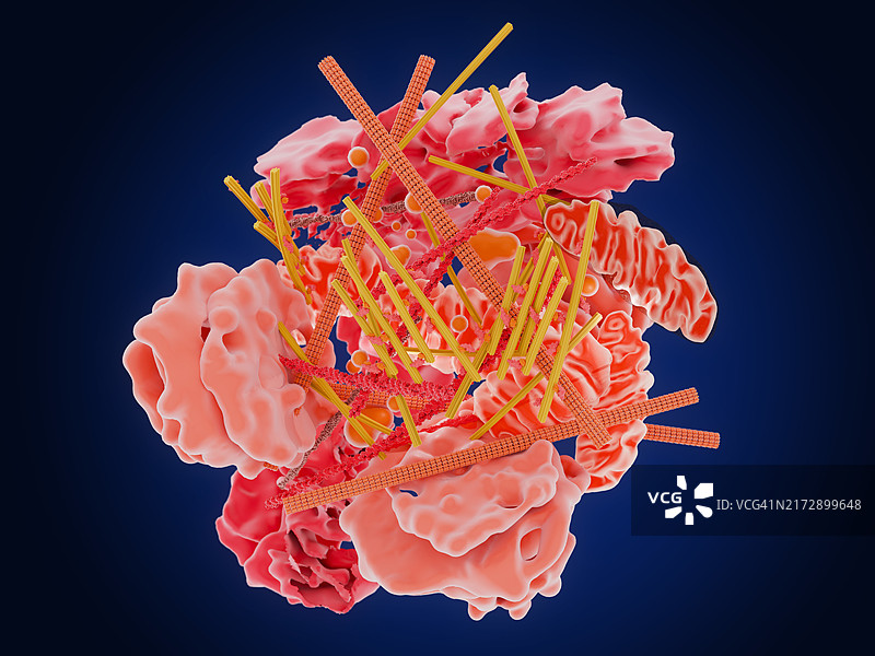 路易体分子结构图图片素材