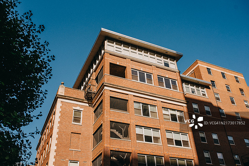 多层砖砌建筑图片素材