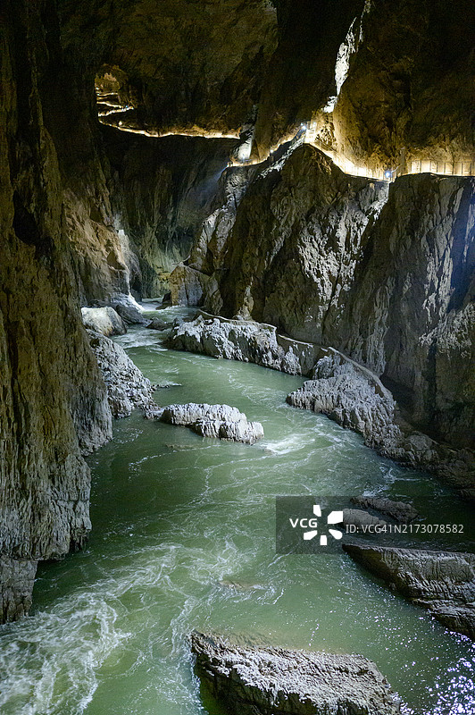 斯科契扬岩洞图片素材
