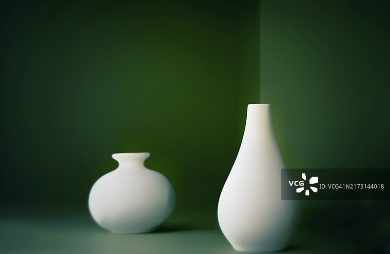 墨西哥墙边的花瓶特写图片素材