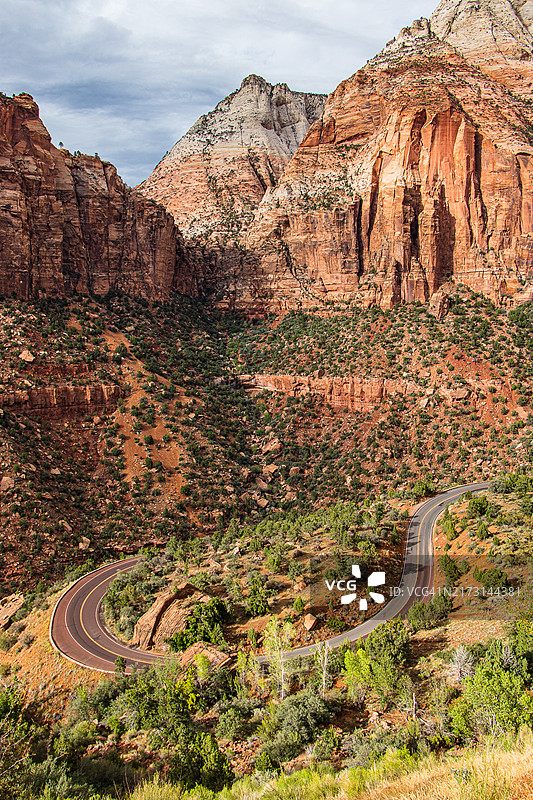 犹他州华盛顿县岩层景观图片素材