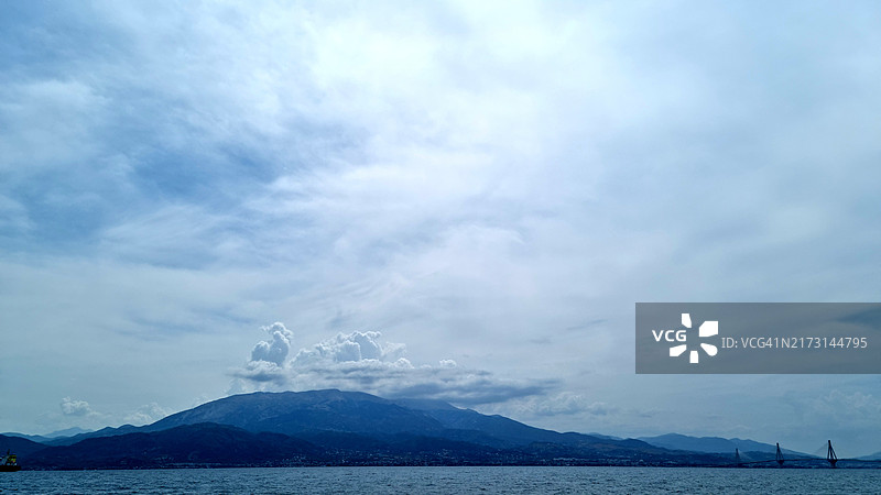 海洋与天空的美丽景色图片素材