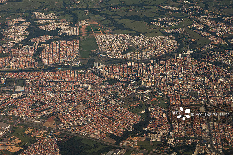 巴西城市区域-人口集中图片素材