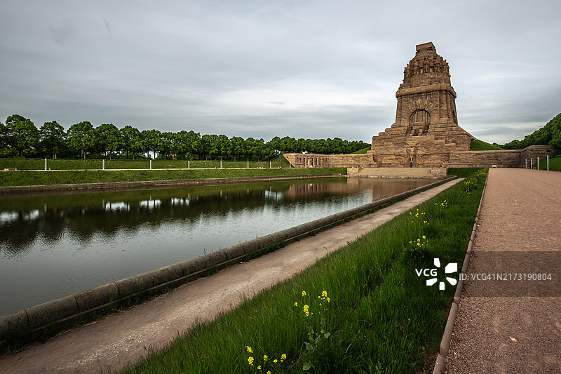旅游目的地：莱比锡人民会战纪念碑（萨克森）图片素材