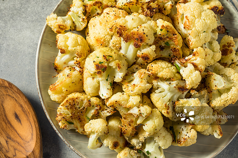 餐盘中的食物特写，美国图片素材