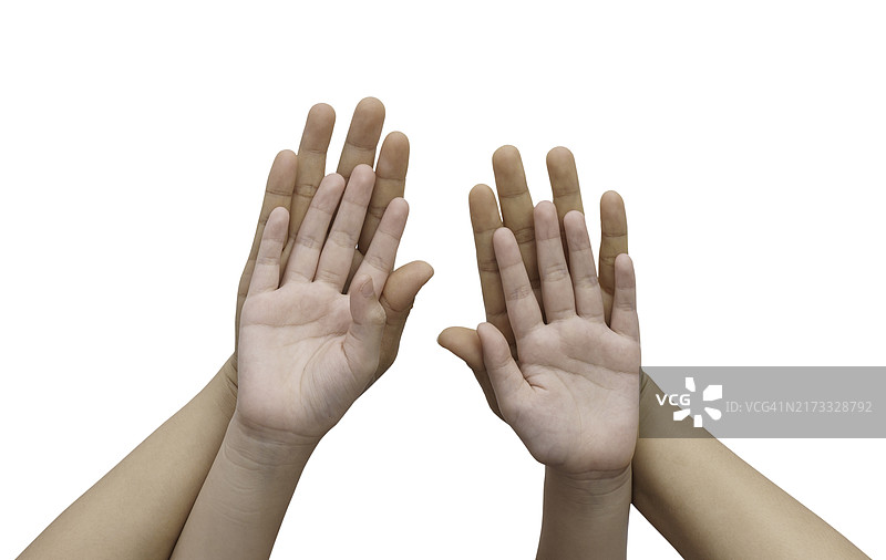 女儿和母亲的手图片素材