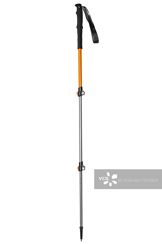 白色背景下的徒步手杖模型图片素材