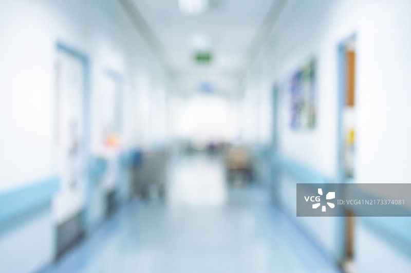 抽象模糊的豪华医院内部背景图片素材