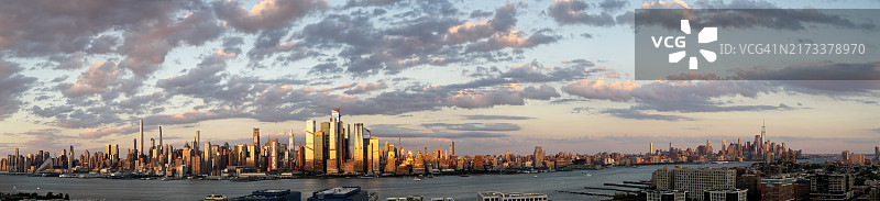 曼哈顿全景图片素材