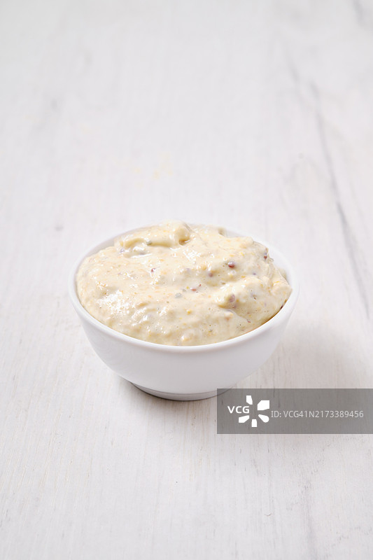 小碗凯撒沙拉酱图片素材