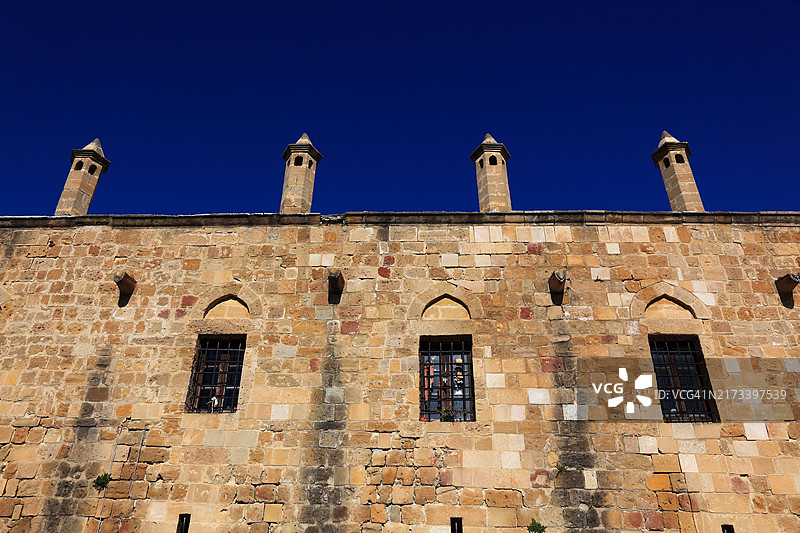 北塞浦路斯莱夫科萨旧城区历史建筑图片素材