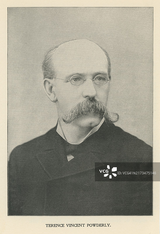 特伦斯·文森特·鲍德利（1849年1月22日出生）是一位美国工会领袖、政治家和律师，以1880年代末期担任劳工骑士团的领导而闻名。图片素材