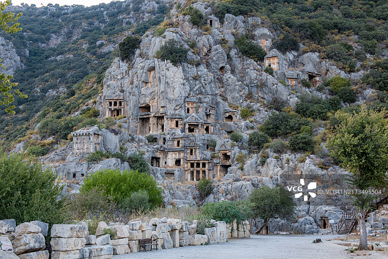 米拉古城，土耳其安塔利亚图片素材