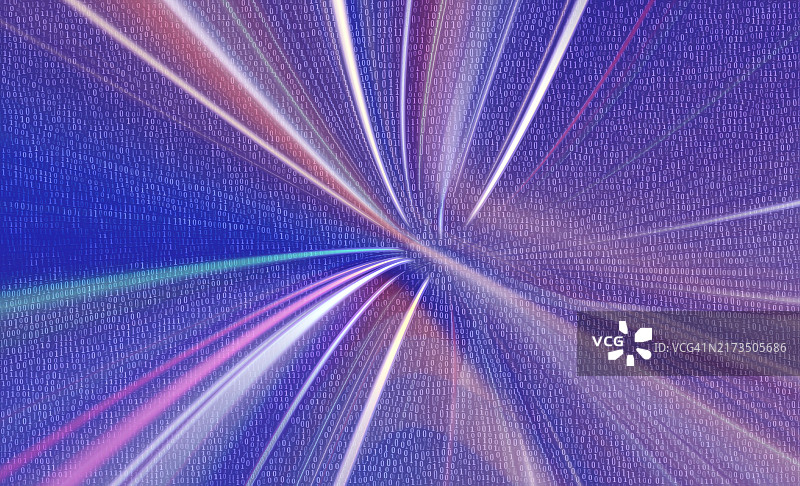 粉色调数字代码光轨未来主义背景图片素材