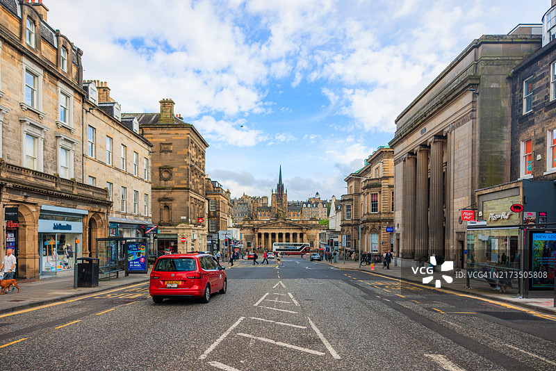 汉诺威街景与苏格兰国家美术馆图片素材