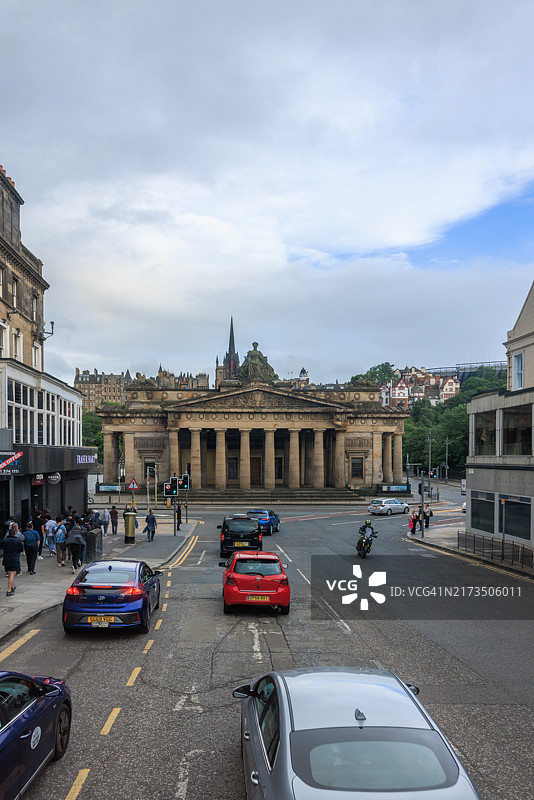 汉诺威街景与苏格兰国家美术馆图片素材
