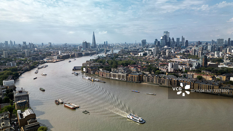 沃平和伦敦市图片素材