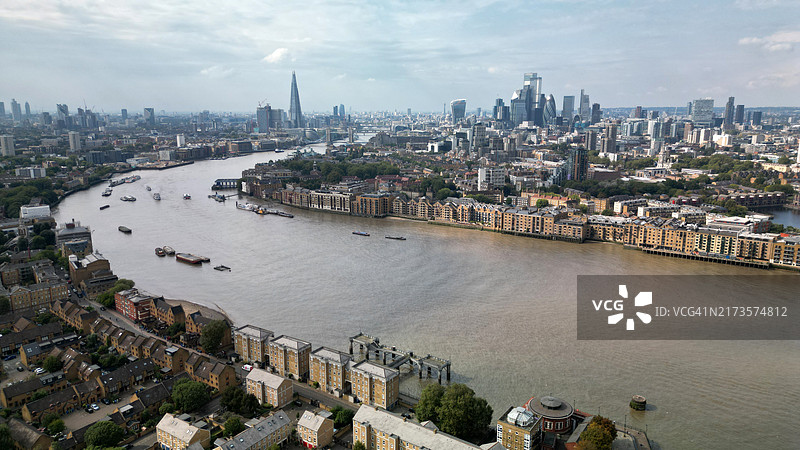 沃平和伦敦市图片素材