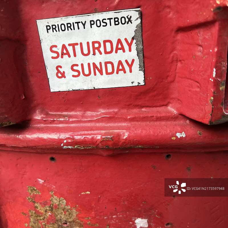 英国邮筒细节图片素材