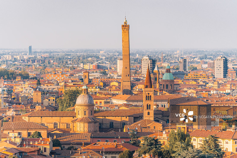 意大利博洛尼亚日落图片素材