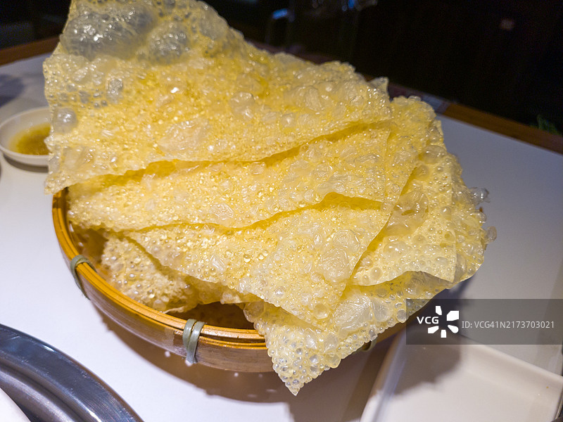 油炸豆腐皮（火锅食材）图片素材