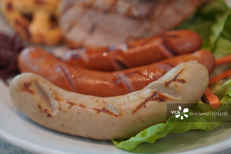 香肠牛排图片素材