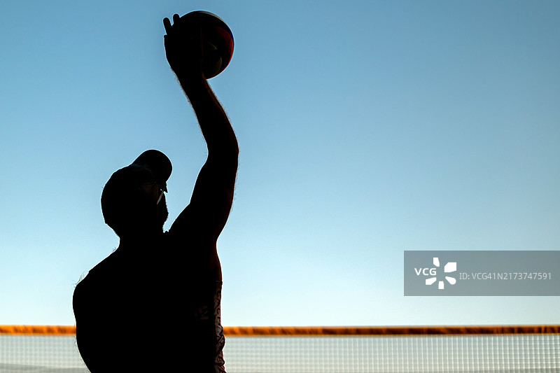 沙滩排球图片素材