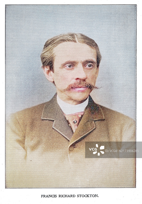 弗兰克·理查德·斯托克顿肖像图片素材