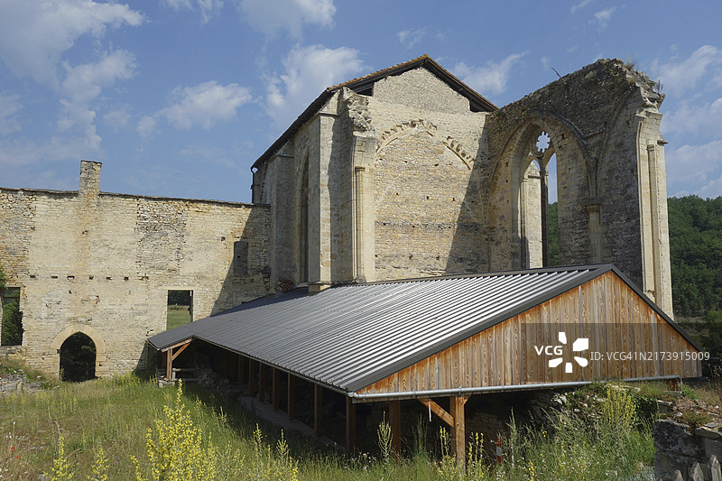 法国莱奥巴德的圣玛丽·德·古尔东修道院图片素材