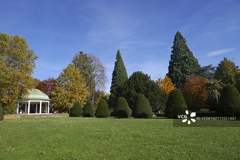 腓特烈港城市花园凉亭图片素材