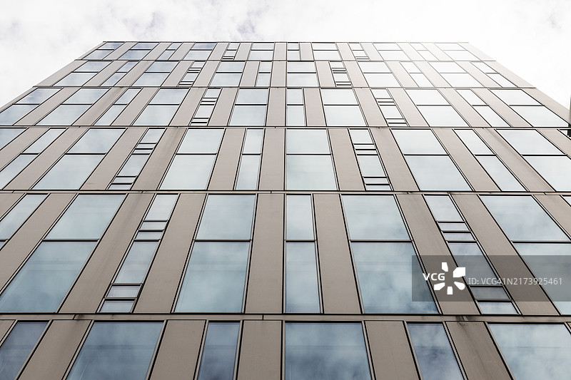 现代人造建筑的局部视图图片素材