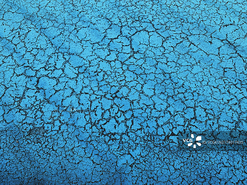剥落的蓝色油漆图片素材