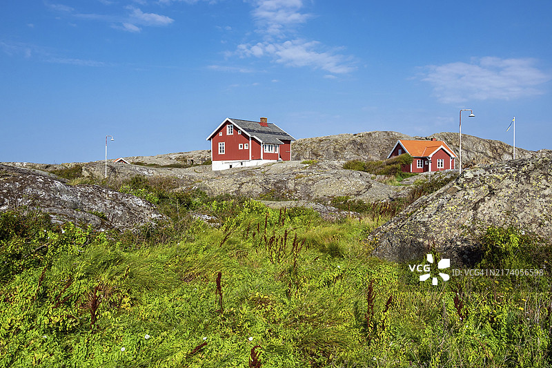 瑞典菲亚巴卡镇的天气群岛风光图片素材