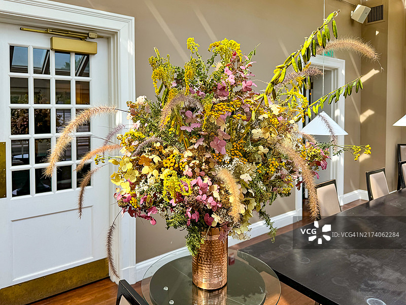 Boltwood客栈花卉布置，阿默斯特图片素材