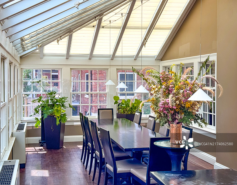 Boltwood客栈花卉布置，阿默斯特图片素材