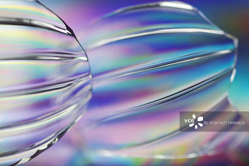 破碎的威尼斯玻璃特写图片素材