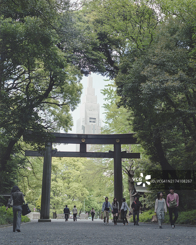 明治神宫，东京图片素材