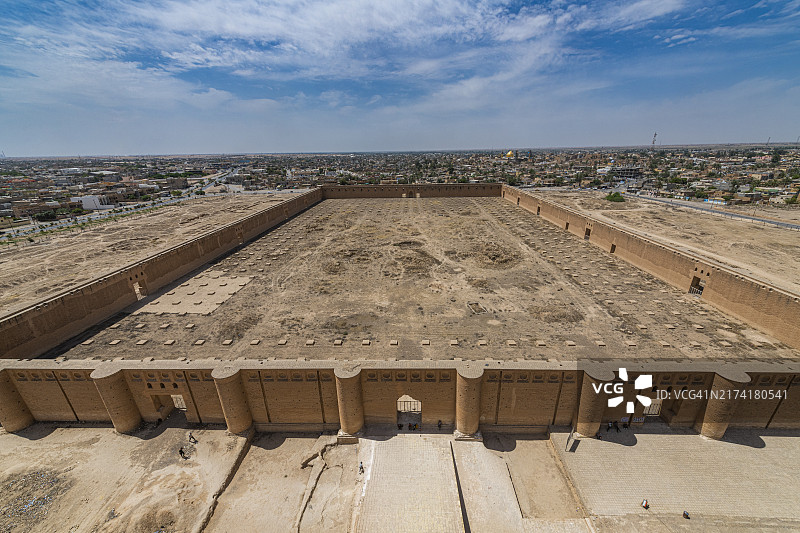 萨迈拉大清真寺，联合国教科文组织遗址，伊拉克萨迈拉图片素材