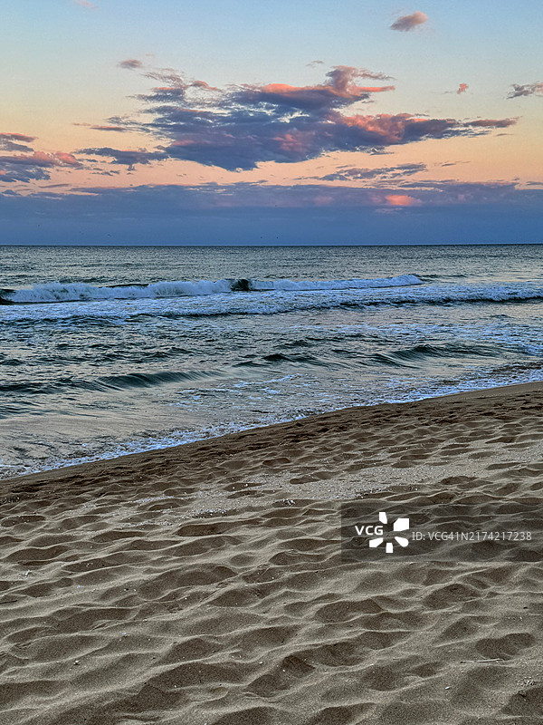 保加利亚瓦尔纳日落美景图片素材