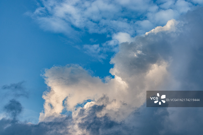 仰视天空图片素材