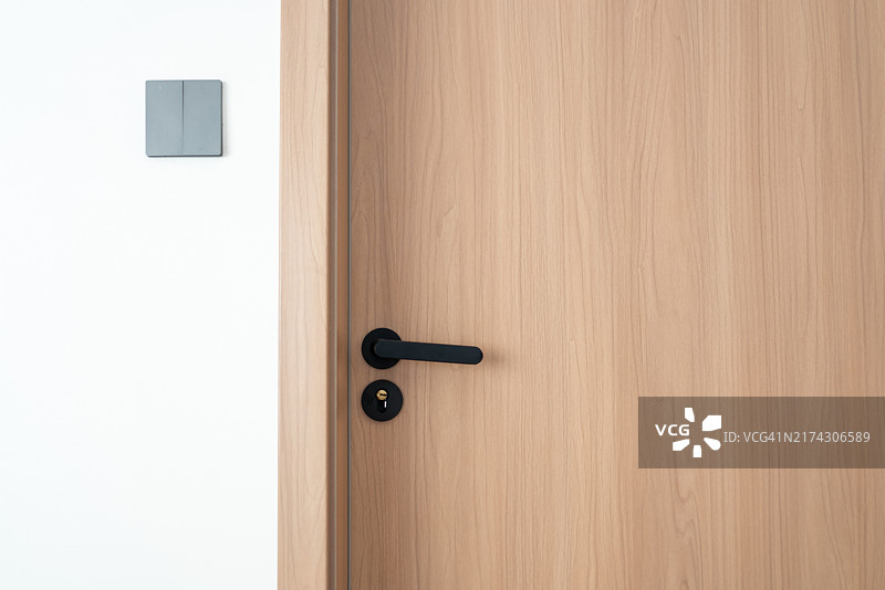 室内门锁特写图片素材
