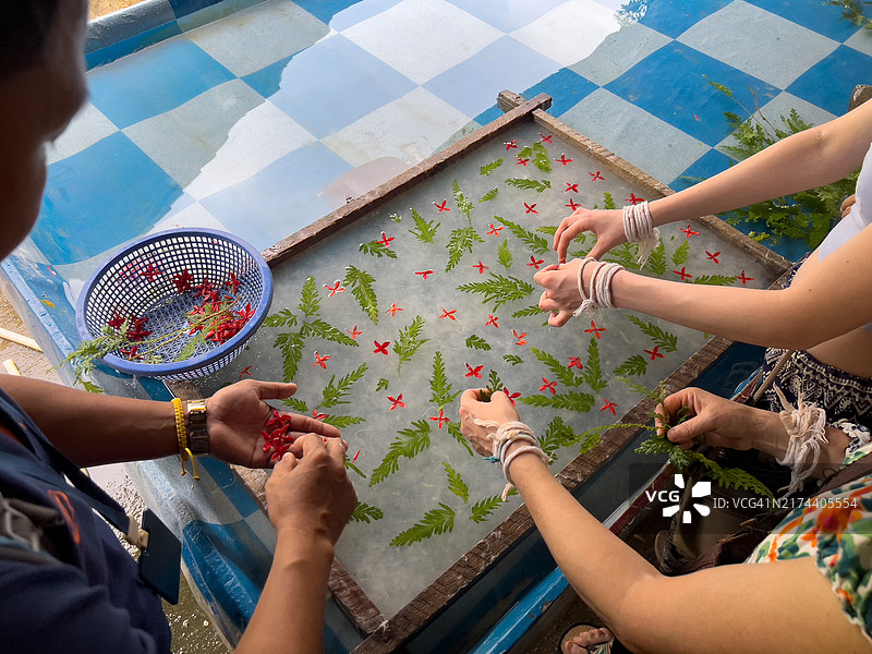 用动植物装饰手工纸图片素材
