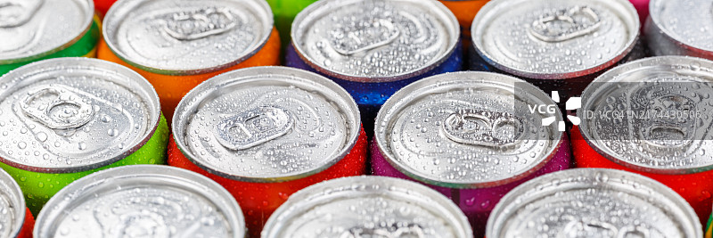 罐装饮料柠檬水可乐软饮料图片素材