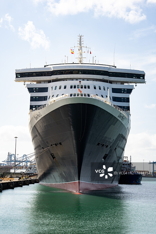 冠达邮轮玛丽皇后2号图片素材