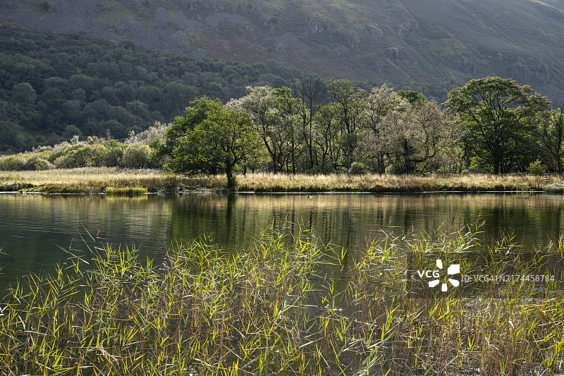 英格兰湖区哈茨普的兄弟水域图片素材