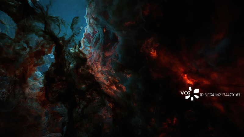 抽象深空星云图片素材