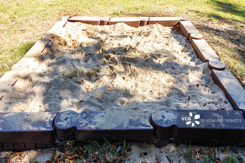 游乐场的沙坑图片素材