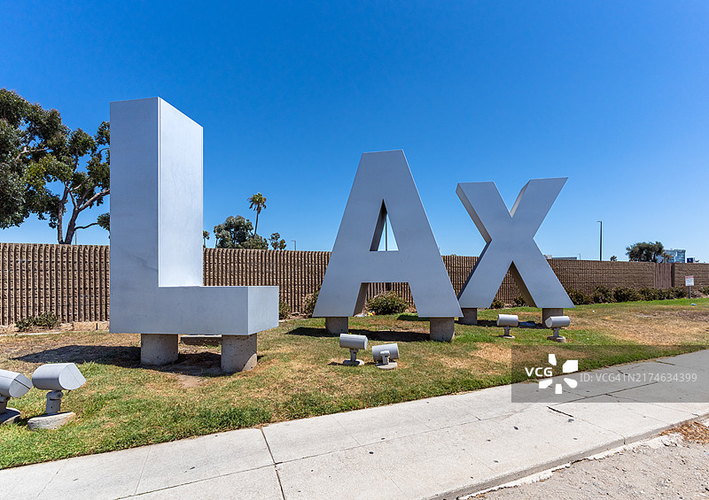 洛杉矶国际机场标志图片素材