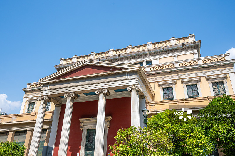 希腊雅典前希腊议会外墙图片素材