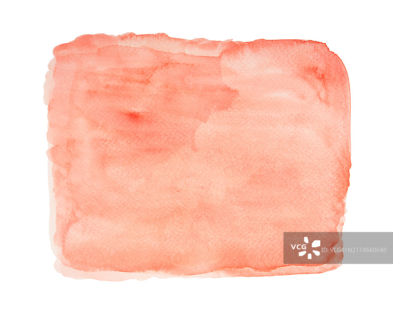 水彩纸上的红色水彩纹理形状图片素材
